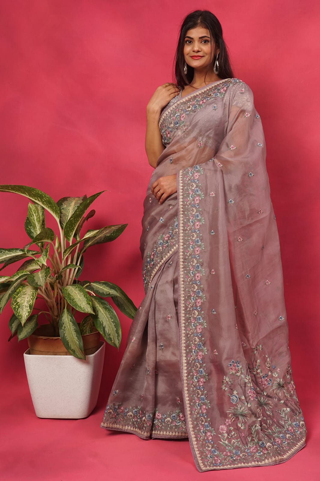 ELEGANZA - Blended Fancy Sarees