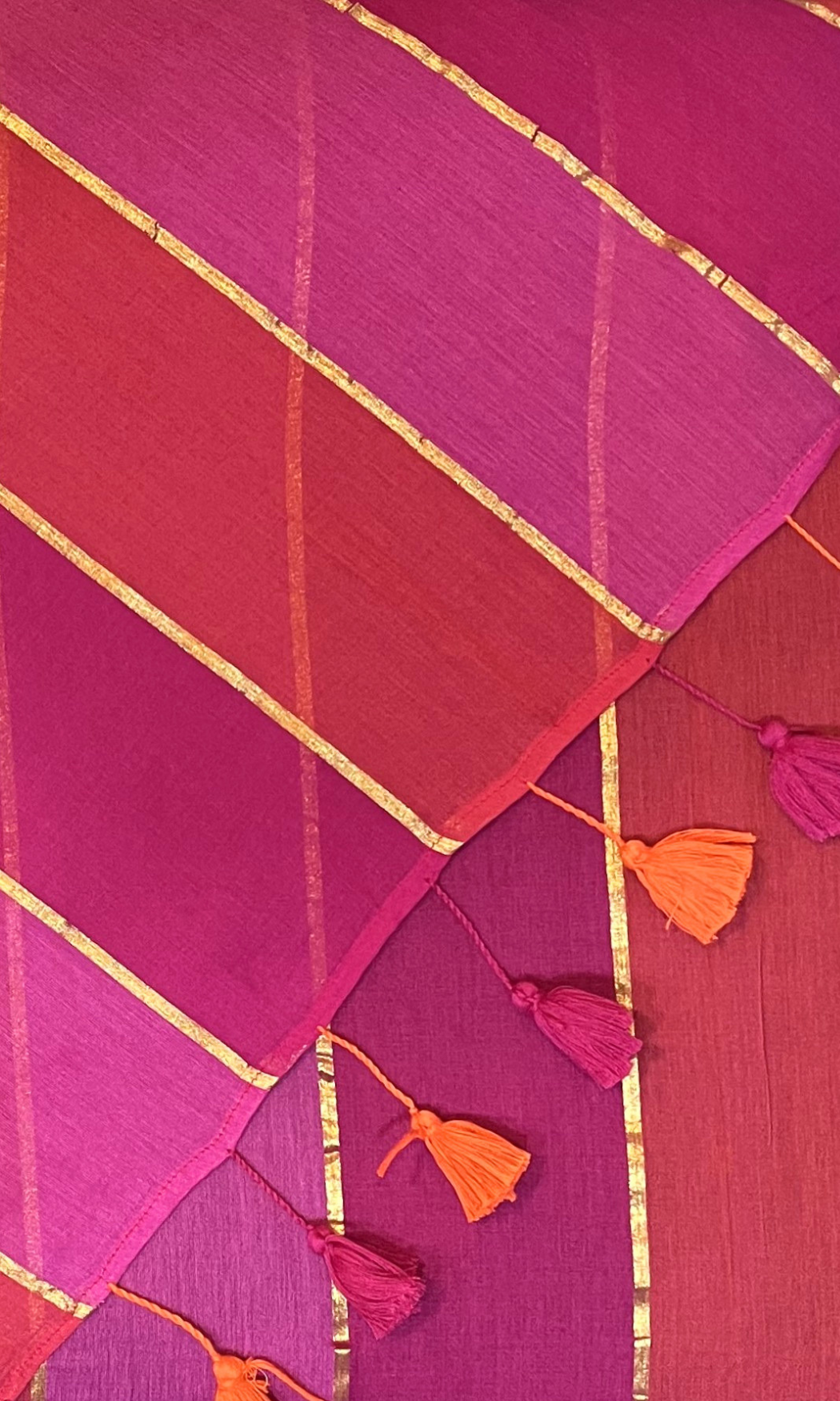 Multi Pink saree