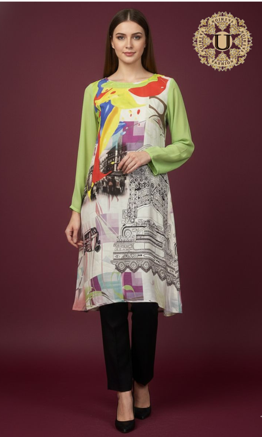 Multi Printezd Kurti
