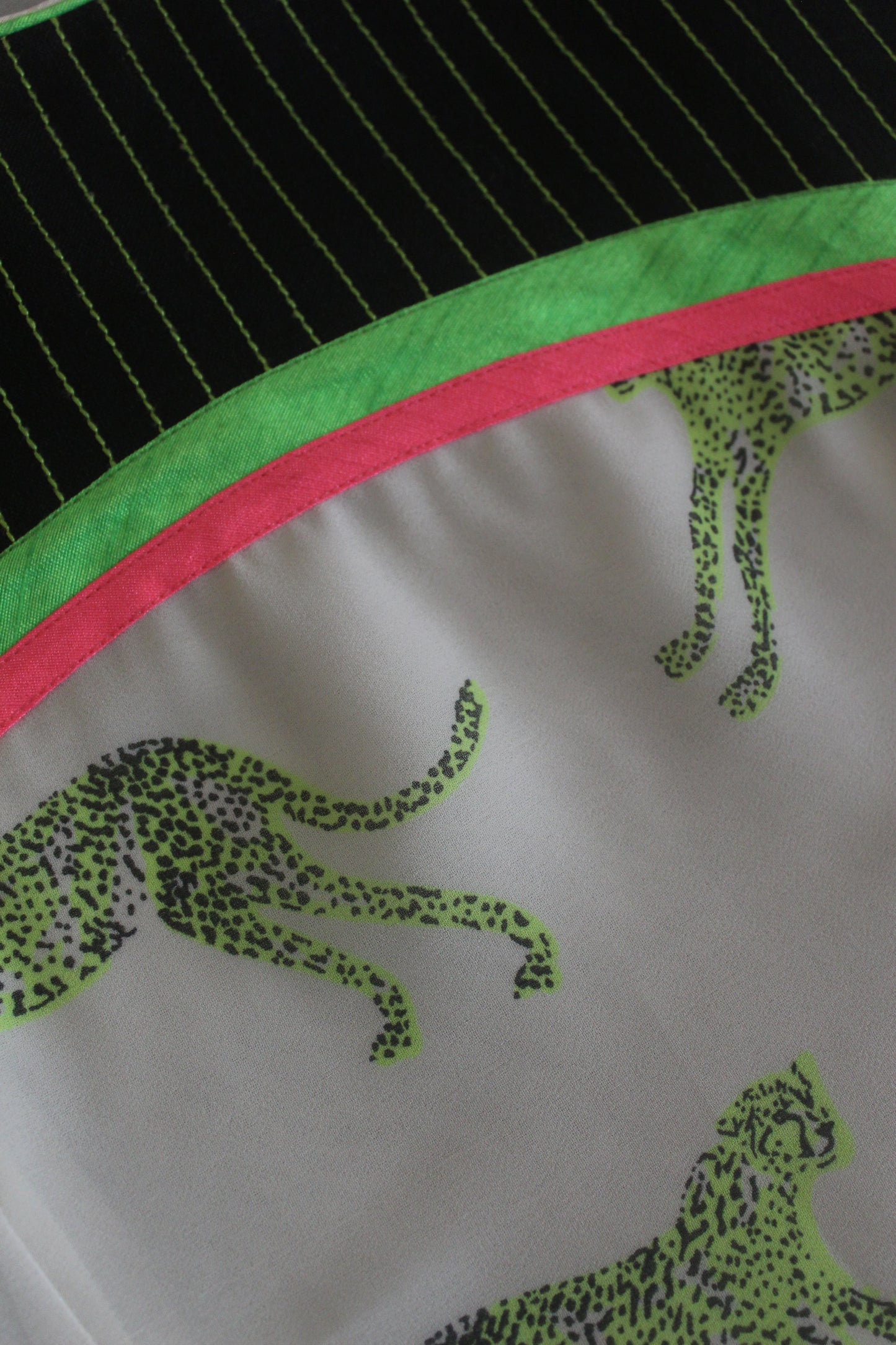 Knee- length animal printed tunic